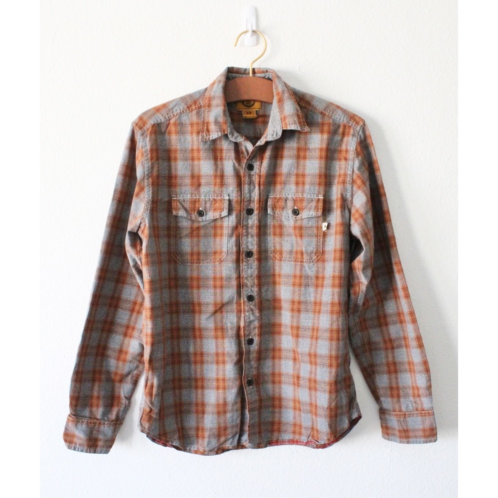 ‼️SALE‼️ Urban Outfitters orange plaid shirt